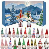 Detailed information about the product Gnome Advent Calendar Handcrafted Dwarf Gnomes Advent Calendar 24 Days of Holiday Surprises with 24 Handmade Gnome Decors for Xmas Tree Hanging Ornaments