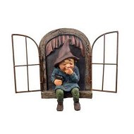Detailed information about the product Gnomes Ornaments 3D Dwarfs Window Resin Craft Garden Ornaments