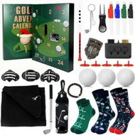 Detailed information about the product Golf Advent Calendar 2025 24 Days Countdown 24PCS Accessories Tees Balls Markers Tool Gift Set Christmas Birthday Present Dad Husband Golfer