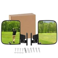 Detailed information about the product Golf Cart Side Mirrors Compatible with Yamaha Club Car EZ-GO and Others Round or Square Tube Golf Cart Roof Bracket