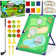 Detailed information about the product Golf Chipping Game Set, Chipping Mat with 12 Sticky Balls & 6 Bean Bags, Indoor Outdoor Golf Practice for Lawn Yard Games Gift for Friends Family