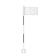 Detailed information about the product Golf Flagstick Mini Putting White Blank Flag For Yard 79 Inch Flagpole 1 Pack