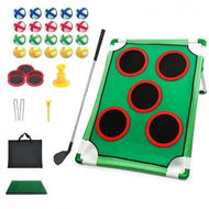 Detailed information about the product Golf Game Play Set with Chipping and Golf Pong,Putter 20 Sticky Practice Balls,Outdoor Yard Game for Family Fun
