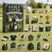 Golf Lover Advent Calendar 2026, 24 Day Christmas Countdown Calendar 2D Acrylic Ornament Golf Lover Collectibles Christmas Gift. Available at Crazy Sales for $19.95