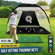 Detailed information about the product Golf Practice Net And Hitting Mat Target Set Training Aids Home Golf Swing Driving Indoor Outdoor