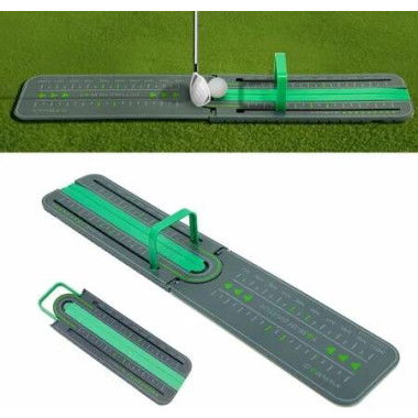 Golf Precision Distance Putting Drill, Golf Putting Alignment Rail for Golf Lover