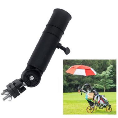 Golf Push Cart Umbrella Holder Golf Cart Universal Golf Trolley Umbrella Stand With Adjustable Angle For Golf Cart Handles