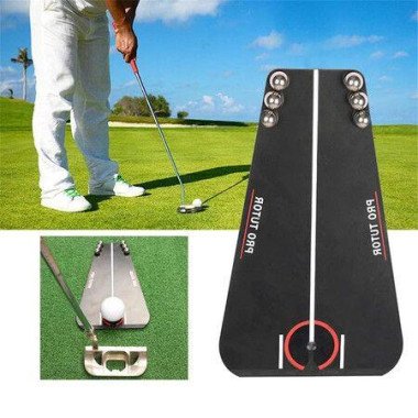 Golf Putting Tutor Practice Balls Driving Range Golf Putting Assistant Indoor Simulation Assistant Lane Swing Device Mirror Aid