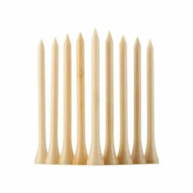Golf Tees Durable Bamboo Tees 100Pcs 8.3cm Friendly Biodegradable Material Reduce Friction Side Spin More Stable