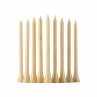Detailed information about the product Golf Tees Durable Bamboo Tees 100Pcs 8.3cm Friendly Biodegradable Material Reduce Friction Side Spin More Stable