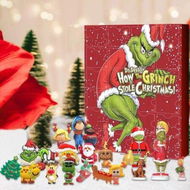 Detailed information about the product Gomind Grinch Stole Christmas Doll Advent Calendar, 24pcs/set Figures Christmas Countdown Calendar Blind Box, Surprise Christmas Gift for Kids