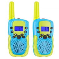 Detailed information about the product GOMINIMO 2 Pack Walkie Talkies for Kids with 40 Channels & LED Flashlight & LCD Screen (Blue and Green)