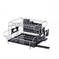 Detailed information about the product GOMINIMO 2-Tier Dish Drying Rack with Draining Board and Cup Holder GO-DR-100-YH