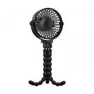 Detailed information about the product GOMINIMO 5000mAh Rechargeable Clip Fan with Flexible Tripod (Black) GO-CF-101-QF