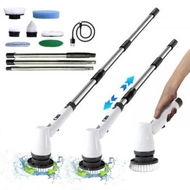 Detailed information about the product GOMINIMO Cordless Electric Spin Scrubber with 7 Replaceable Brush Heads (White)