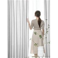 Detailed information about the product GOMINIMO Natural Linen Blended Curtains (Set of 2, W132cm x D274cm, Light Grey) GO-CNB-109-MM