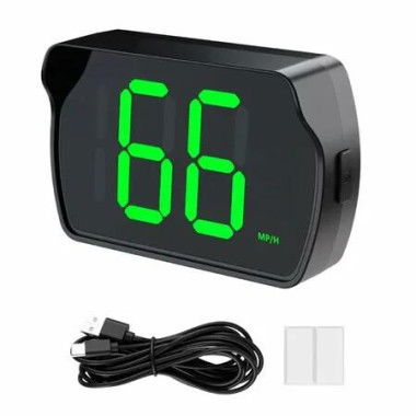 GPS Digital Speedometer for Car KMH,Golf Cart Universal HUD Speed Meter,Head Up Display Car Accessories with LED Large Font,Plug and Play