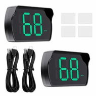 Detailed information about the product GPS Digital Speedometer for Car KMH,Golf Cart Universal HUD Speed Meter,Head Up Display Car Accessories with LED Large Font,Plug and Play,2Pack