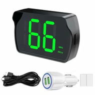 Detailed information about the product GPS Digital Speedometer for Car KMH,Universal HUD Speed Meter with LED Large Font with USB Cable,Plug and Play