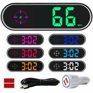 Detailed information about the product GPS Digital Speedometer for Car KMH,Universal HUD Speed Meter with LED Large Font with USB Cable,Plug and Play
