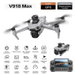 GPS Drone With 8K Dual Camera, 5G WiFi, 12.8cm Screen Remote, 360 Degree Obstacle Avoidance, 5km Range, Brushless Motor, 2 Batteries, Grey. Available at Crazy Sales for $249.99