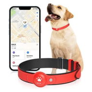 Detailed information about the product GPS Tracker for Dogs, 2 in 1 Pet Tracking Smart Collar (Only iOS), Real time Location Soft and Comfortable PU Dog Collar GPS Tracker, Locator Included