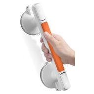 Detailed information about the product Grab Bars for Bathtubs and Showers with Indicator, Suction Cup Shower Handle, Easy Install Tool-Free Design (Orange)