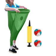 Detailed information about the product Granny Pants Yard Game, Granny Pants Outdoor Game with 2 Bouncy Balls, Giant Outdoor Recreational Tossing Games for Men Women, Green