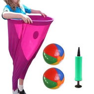 Detailed information about the product Granny Pants Yard Game, Granny Pants Outdoor Game with 2 Bouncy Balls, Giant Outdoor Recreational Tossing Games for Men Women, Rose