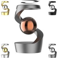 Detailed information about the product Gravity Defying Kinetic Desk Toy,Desk Spinning Toys for,Stress Relieving Optical Illusion Toys,Perfect for Car Ornaments Office Decor(Grey+Rose Bead)