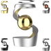 Gravity Defying Kinetic Desk Toy,Desk Spinning Toys for,Stress Relieving Optical Illusion Toys,Perfect for Car Ornaments Office Decor(Silver+Gold Bead). Available at Crazy Sales for $22.95