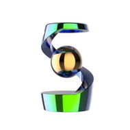 Detailed information about the product Gravity-Defying Kinetic Desktop Toy,Silent Metal Rotating Toy For Adhd,Office Balance Desk Toys Stress-relieving Toys Color Colorful