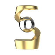 Detailed information about the product Gravity-Defying Kinetic Desktop Toy,Silent Metal Rotating Toy For Adhd,Office Balance Desk Toys Stress-relieving Toys Color Gold