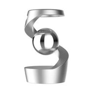 Detailed information about the product Gravity-Defying Kinetic Desktop Toy,Silent Metal Rotating Toy For Adhd,Office Balance Desk Toys Stress-relieving Toys Color Silver