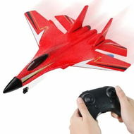 Detailed information about the product Gravity Gliders Airplane with Lights,Upgrade RC Plane Remote Control Glider Airplanes 2.4 GHZ 2 Channels,Anti-Collision Silicone Nose RC Plane (Red)