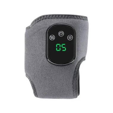 Gray Electric Heating Wrist Protection Vibration Ankle Electric Foot Massager Relax Support