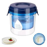 Detailed information about the product Greek Yogurt Strainer with Lid, Yogurt Filter with Ultra Fine Mesh, 15 x 14 x 15 cm, Blue