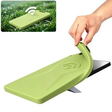 Green 1.7*27*30cm Starlink Mini Protector Silicone Cover Anti Bump Anti Drop Outdoor Travel
