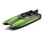 Detailed information about the product Green 2.4GHz Remote Control RC Boat Waterproof 30kmh Easy Setup Speedboat Dual Batteries Perfect for Ages 7 + Birthdays Christmas Gifts