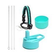 Detailed information about the product Green 32oz 40oz Cup Universal Set Large Mouth Space Flask Sports Bottle Straw Cover Silicone Suitable For Hydro Flask Series Stainless Steel Cups