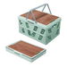 Green 44x31.5x24.5CM Collapsible Shopping Basket 35L Reusable Plastic Grocery Shopping Baskets 50KG Small Foldable Storage Crates with Handles. Available at Crazy Sales for $19.99