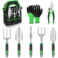 Detailed information about the product Green 8 PCS Garden Tools Set High-Quality Gardening Tools for Home & Outdoor Use