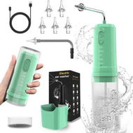 Detailed information about the product Green Electric Ear Cleaner Rechargeable Portable Earwax Cleaner 250 Uses Large Battery 10Sec Water Tank Dual Use