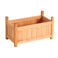 Detailed information about the product Green Fingers Garden Bed 60x30x33cm Wooden Planter Box Raised Container Growing