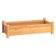 Detailed information about the product Green Fingers Garden Bed 65x33x16cm Wooden Planter Box Raised Container Growing