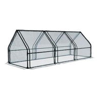 Detailed information about the product Green Fingers Greenhouse 2.7x0.9x0.9M Mini Green House Raised Garden Bed Planter Box