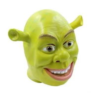 Detailed information about the product Green Full Head Unisex Latex Mask, Shrek Mask for Cosplay and Costume Parties