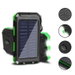 Green Outdoor Solar Charger 20000mAh LED Lighting Waterproof Mobile Power Bank. Available at Crazy Sales for $19.99