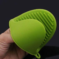 Detailed information about the product Green Silicone Oven Mitt Microwave Baking Heat Proof Glove