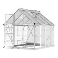 Detailed information about the product Greenfingers Greenhouse 2.48x1.89x2M Aluminium Polycarbonate Green House Garden Shed